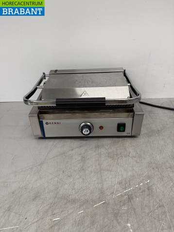 Grill de contact Hendi en acier inoxydable, grill à panini,, Verzenden