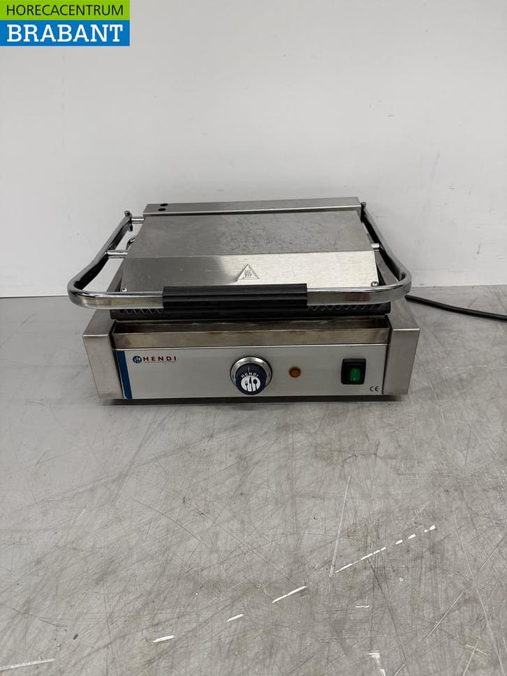 Grill de contact Hendi en acier inoxydable, grill à panini,, Articles professionnels, Horeca | Autre, Envoi