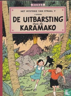 Jo, Suus en Jokko - De uitbarsting van de Karamako  - 1959, Boeken, Stripverhalen, Eén stripboek, Verzenden, Gelezen, Remi, Georges.