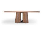 Veiling - Eettafel Walnoot 240x110x76 - Rechthoek ronde rand, Huis en Inrichting, Nieuw