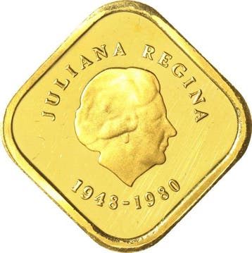 Nederlandse Antillen. Juliana. 300 Gulden 1980 zonder