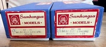 Samhongsa H0 - ST-104/ST-105 - Modeltrein personenwagen (2), Nieuw