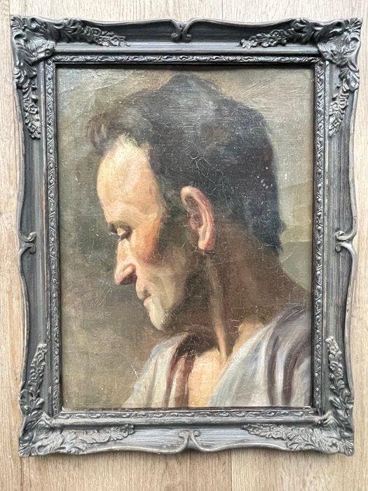 Europese school (XIX) - Portret van een man, Antiek en Kunst, Kunst | Schilderijen | Klassiek