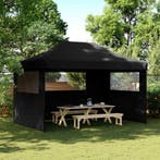 vidaXL Partytent Zwart 292 x 440 x 315 cm Oxford Stof, Tuin en Terras, Verzenden, Nieuw