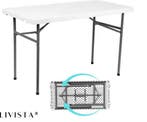 2dekans | Livista® Klaptafel - Inklapbare Tafel - 120 x 60, Tuin en Terras, Ophalen of Verzenden, Nieuw