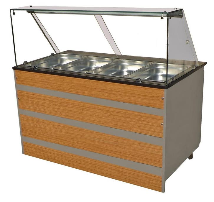 Warm Buffet 4x 1/1 GN | 230V | 3,02kW |, Zakelijke goederen, Horeca | Keukenapparatuur, Nieuw in verpakking, Verzenden