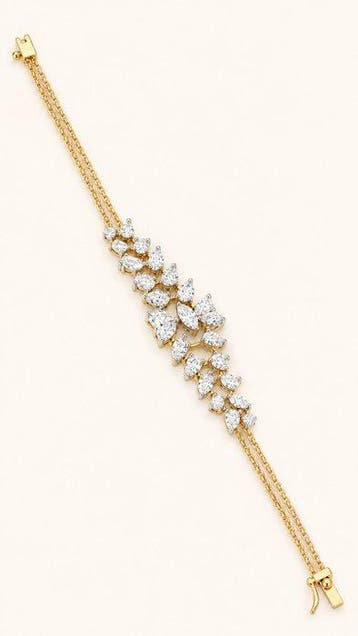 Armband - 18 karaat Geel goud - 3.11ct. tw. Diamant, Handtassen en Accessoires, Armbanden, Nieuw