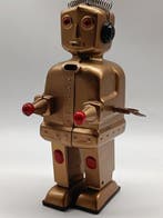 Strenco - Speelgoed robot Gold Strenco ST-1 Robot Limited, Antiek en Kunst, Antiek | Speelgoed