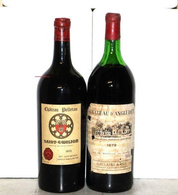 1973 Château Pelletan, 1979 Château dAngludet -, Verzamelen, Nieuw