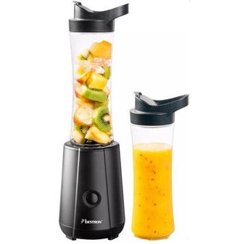 2dekans | Bestron - ASMX300BLKL- Smoothie maker, Ophalen of Verzenden