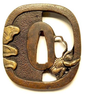 Gama Sennin Tsuba - Japon