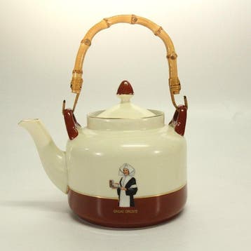 Compleet decoratief Art Deco chocolade/theeservies