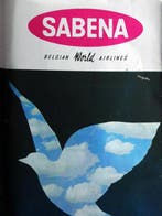René Magritte - Sabena World Airlines - Jaren 1960