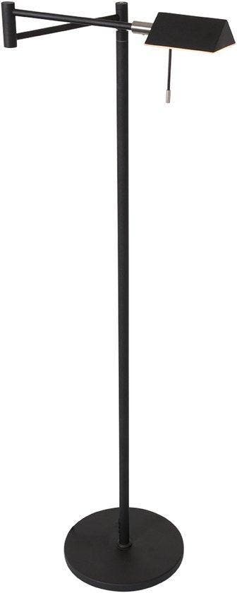 2dekans | Steinhauer - vloerlamp - Retina - zwart - glas, Huis en Inrichting, Ophalen of Verzenden, Nieuw