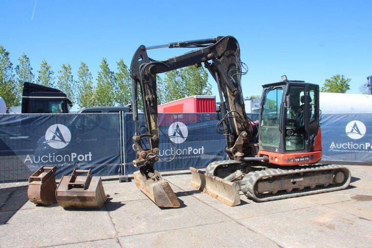 Veiling: Rupsgraafmachine Eurocomach ES 95-TR4 Diesel 53.7kW, Zakelijke goederen, Machines en Bouw | Kranen en Graafmachines, Ophalen