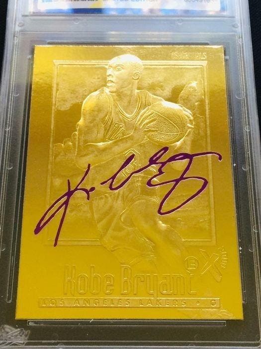 1996/97 Skybox Kobe Bryant Rookie - Purple Signature - Gold, Collections, Autocollants