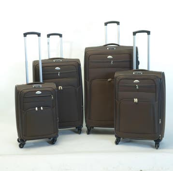 Kofferset Banerle - 4 Delig Softcase - 4 Wielen Reisbagage -, Handtassen en Accessoires, Ophalen of Verzenden, Nieuw