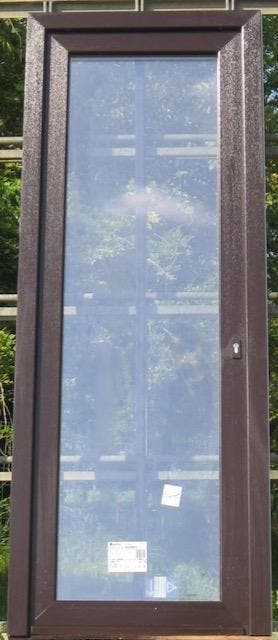 pvc buitendeur , deur , voordeur , achterdeur 83 x 220, Doe-het-zelf en Bouw, Deuren en Vliegenramen, Nieuw, Glas, Kunststof, Buitendeur