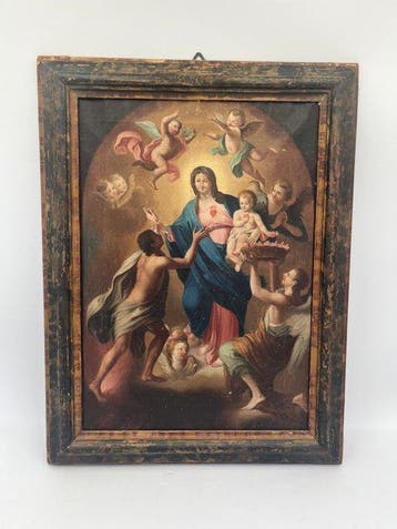 Italiaanse school (XVIII) - Virgen con el niño