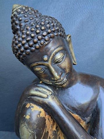bouddha zen - Statue - Bouddha - Indonésie (Sans prix de, Antiquités & Art