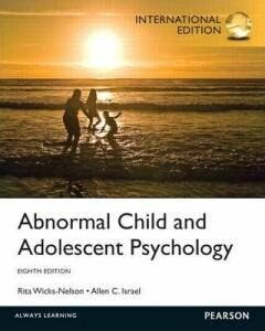 Abnormal Child and Adolescent Psychology:International, Verzenden, Gelezen, Wicks-Nelson Rita