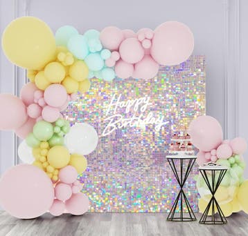 Shimmer Muur 24x 30x30cm | Retour deal | Sla nu je slag, Verzenden, Nieuw, Versiering