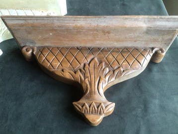 Wandtafel (2) - Hout - Brocante wandconsoles