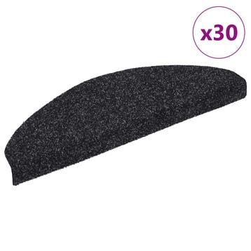 vidaXL Trapmatten Zelfklevend 30 stuks 65x21x4 cm Zwart, Verzenden