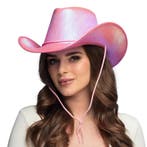 Cowboy Hoed Roze Parelmoer, Verzenden, Nieuw