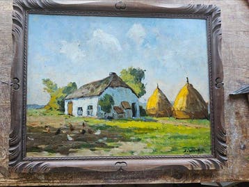 Jacobus van Looy (1855-1930) - Schitterend impressionistisch