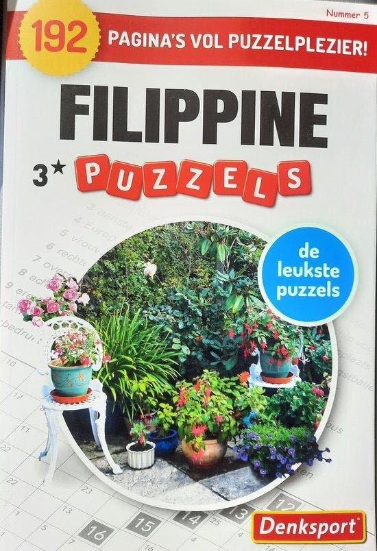 Denksport Filippine puzzels 3 sterren - pagina's, Boeken, Sportboeken, Verzenden