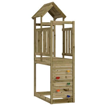 vidaXL Speeltoren Bruin 53 x 110,5 x 214 cm Massief, Kinderen en Baby's, Verzenden, Nieuw