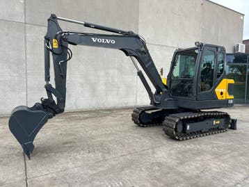 Veiling: Midigraafmachine Volvo EC55D Diesel 2018, Articles professionnels, Ophalen