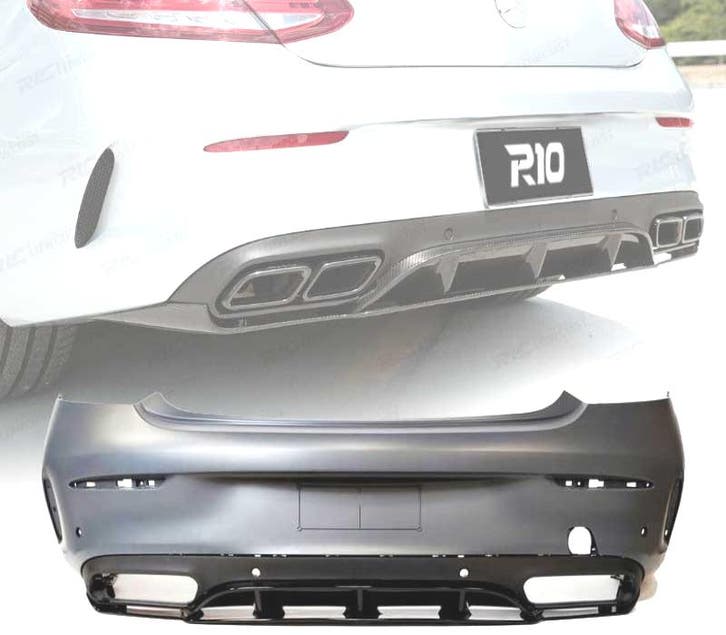 PARE-CHOCS ARRIÈRE MERCEDES W205 LOOK AMG C63 14-20, Autos : Pièces & Accessoires, Carrosserie & Tôlerie, Envoi