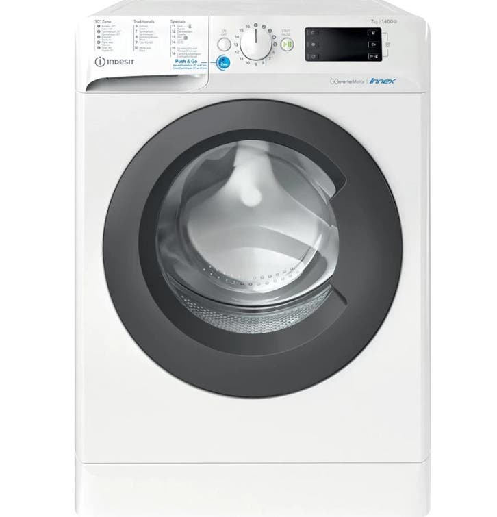 Indesit Bwebe71483xwkn - Wasmachine - 7 kg - 1400 tpm -, Elektronische apparatuur, Wasmachines, Ophalen of Verzenden