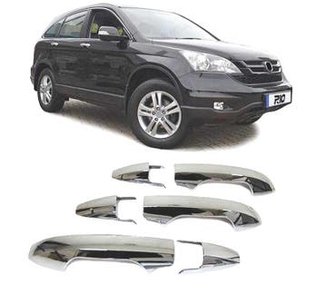 Coques Poignées de Porte Pour Honda Cr-V 07-12 Chromé, Verzenden, Nieuw