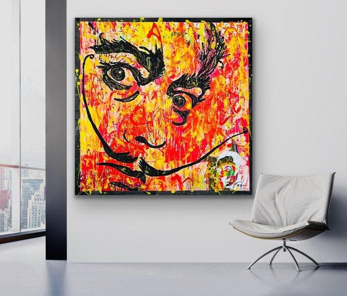 Joaquim Falco - DALÍ DOUBLE DL, Antiek en Kunst, Kunst | Schilderijen | Modern