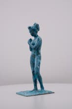 Michael Gram - sculptuur, Standing Young Woman - 14 cm -, Antiek en Kunst