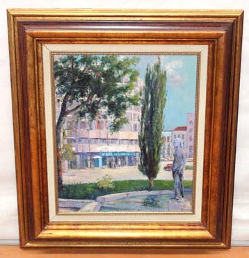 Antoni March i Salas (1923–2022) - Plaza Bonavista (Manresa), Antiek en Kunst