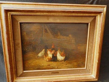 Franz van Severdonck (1809-1889), Toegeschreven aan - Hühner
