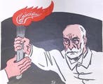 Spotprent over het overlijden van Tomáš Masaryk (Lithos), Verzenden