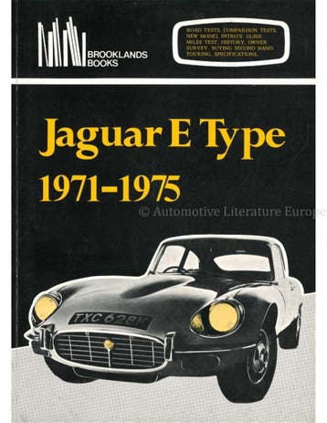 JAGUAR E-TYPE 1971-1975 (BROOKLANDS), Boeken, Auto's | Boeken, Nieuw