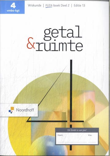 4 vmbo-kgt / Getal & Ruimte / Flex-boek 2 9789001055530, Boeken, Verzenden, Zo goed als nieuw