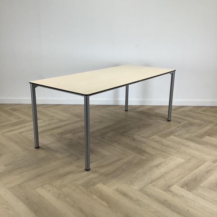 Eromes kantinetafel 180x80 cm,  ahorn - grijs, Articles professionnels, Aménagement de Bureau & Magasin | Mobilier de bureau & Aménagement