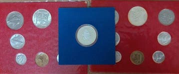 Vaticaan. Giovanni Paolo II. 1984/1993, Mint Coin Sets Incl.