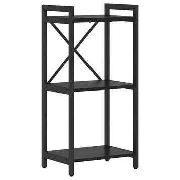 vidaXL Boekenplank 40 x 30 x 85 cm Bewerkt hout Zwart Eiken, Verzenden