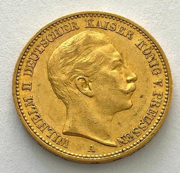 Duitsland, keizerrijk Wilhelm II. 20 Mark 1899 A , Preussen, Postzegels en Munten