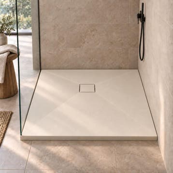 Boss & Wessing Tray SMC Douchebak 90x90 Beige, Doe-het-zelf en Bouw, Ophalen of Verzenden, Nieuw, Douche