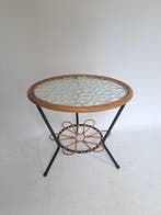 Rohé Noordwolde - Bijzettafel - Rattan, Metaal, Glas -