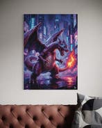 ANDSAL MCMXCI - Charizard in Cyberpunk Style Pokémon Limited, Nieuw